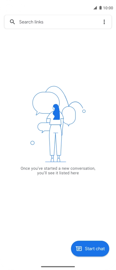 Press Start chat.