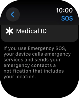 Press Medical ID.