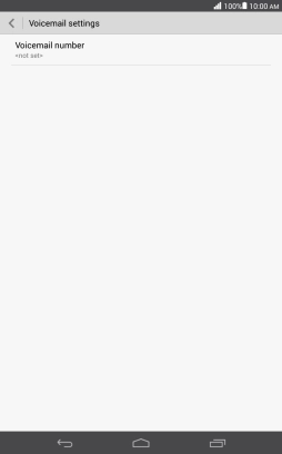 Press Voicemail number.