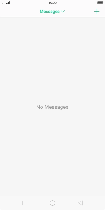 Press the new message icon. Press the new message icon.