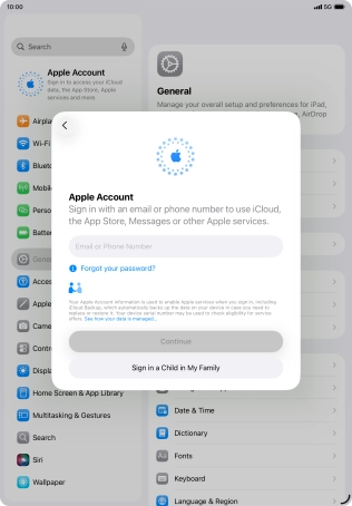 Press Email or Phone Number and key in the username for your Apple Account. Press Email or Phone Number and key in the username for your Apple Account.
