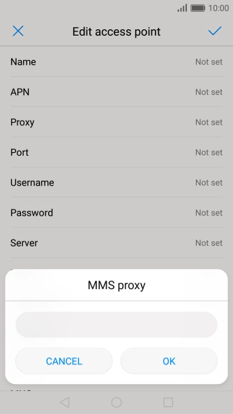 Key in 10.202.002.060 and press OK.