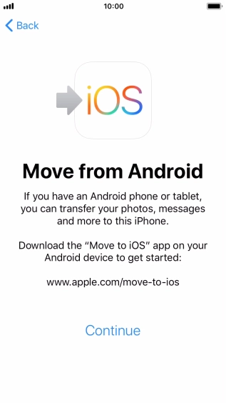 To transfer content to your phone, you need to install the app To transfer content to your phone, you need to install the app