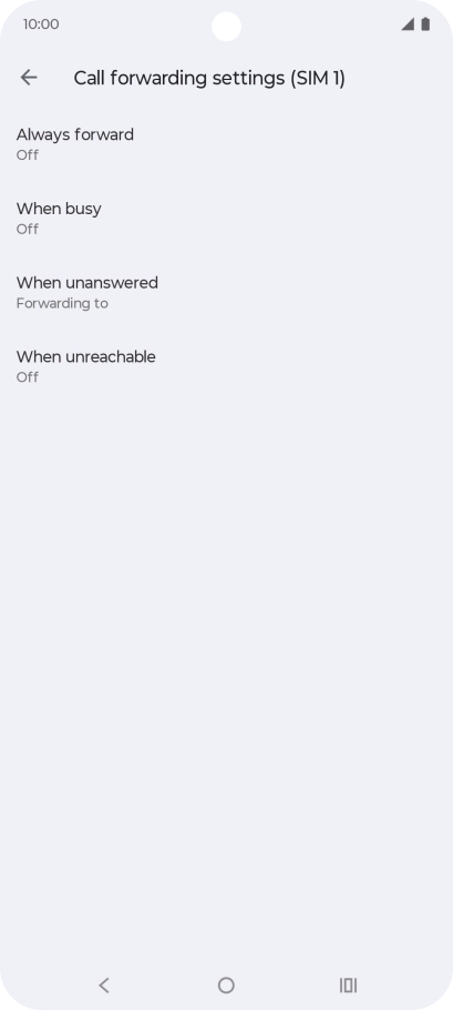Press the Home key to return to the home screen.