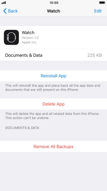 Press the Home key to return to the home screen.