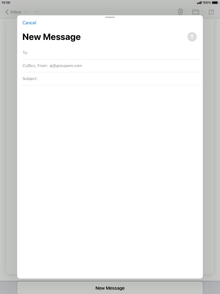 Press To: and key in the first letters of the recipient's name. Press To: and key in the first letters of the recipient's name.