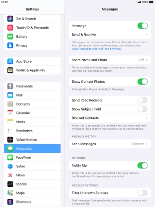 Press the Home key to return to the home screen.