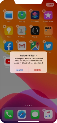 Press Delete.