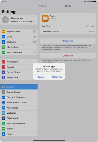 Press Offload App. Press Offload App.