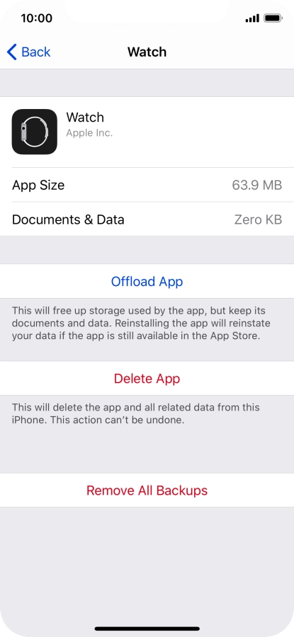 Press Offload App.