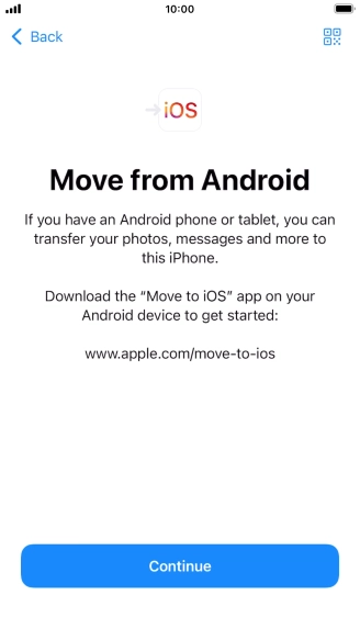 To transfer content to your phone, you need to install the app 