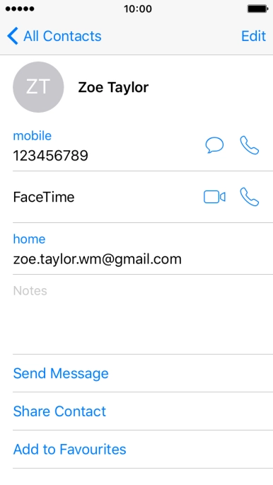 Press the required number.