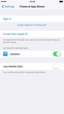 If you don t have an Apple ID, press Create New Apple ID and follow the instructions on the screen to create an Apple ID.