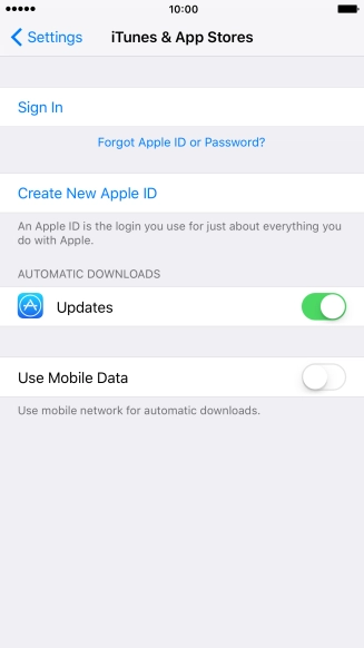 If you don t have an Apple ID, press Create New Apple ID and follow the instructions on the screen to create an Apple ID.