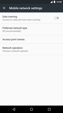 Press Network operators and your phone will search for networks. Press Network operators and your phone will search for networks.