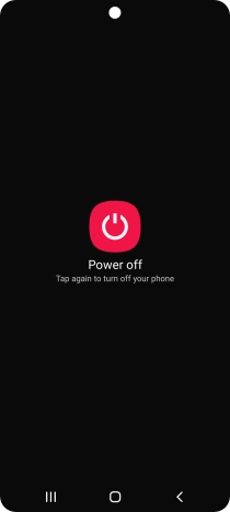 Press Power off. Press Power off.