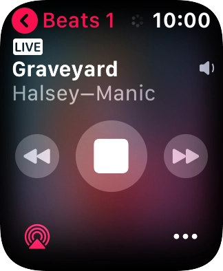 Press the Digital Crown twice to return to the home screen.
