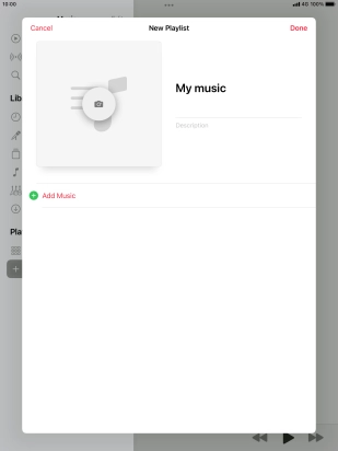 Press Add Music. Press Add Music.