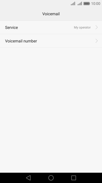 Press Voicemail number. Press Voicemail number.