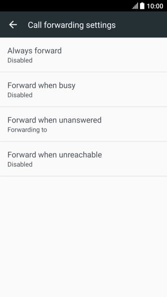 Press the Home key to return to the home screen.