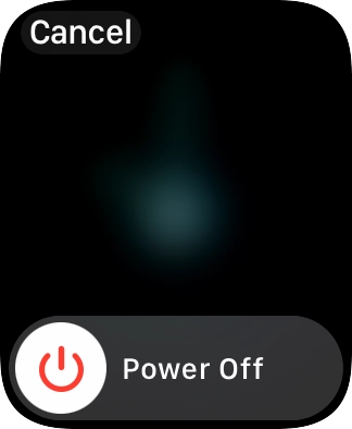 Press and drag the power off icon right.