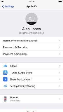 Press the Home key to return to the home screen.