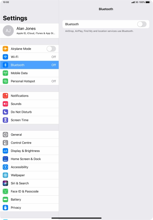 Press the indicator next to Press the indicator next to