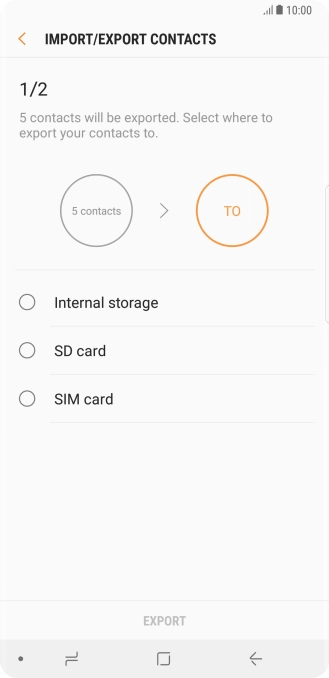 Press SIM card.