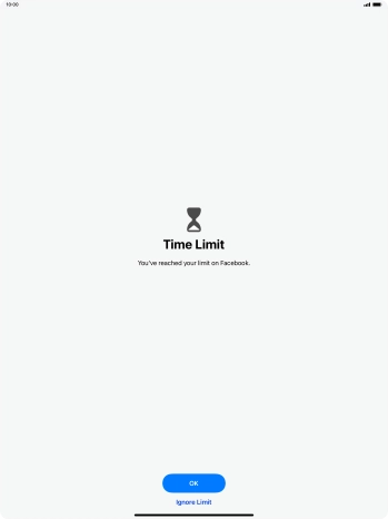 Press Ignore Limit.