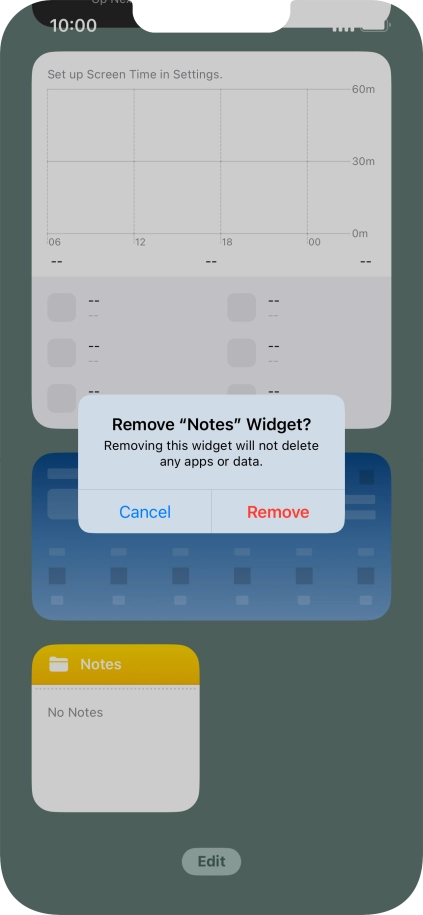 Press Remove.