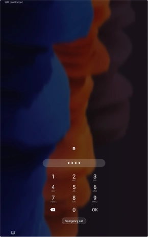 If you're asked to key in your PIN, do so and press OK. If you're asked to key in your PIN, do so and press OK.