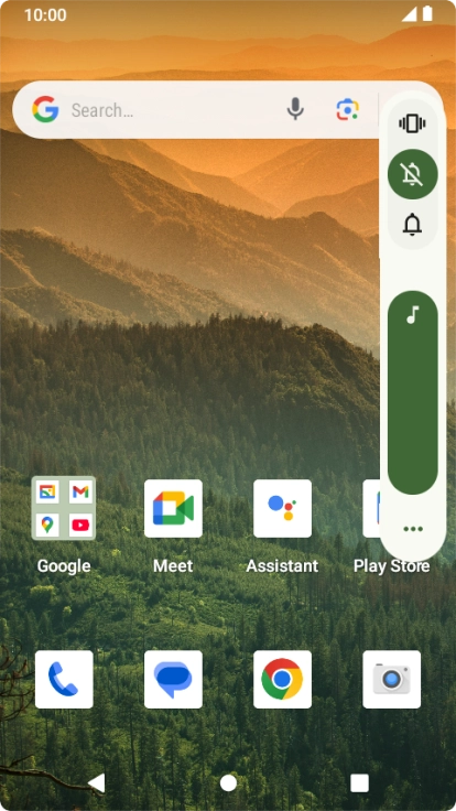 Press the sound icon to turn off silent mode. Press the sound icon to turn off silent mode.