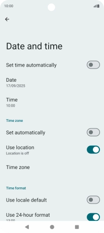 Press the indicator next to Press the indicator next to
