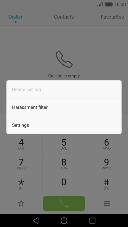 Press Settings.