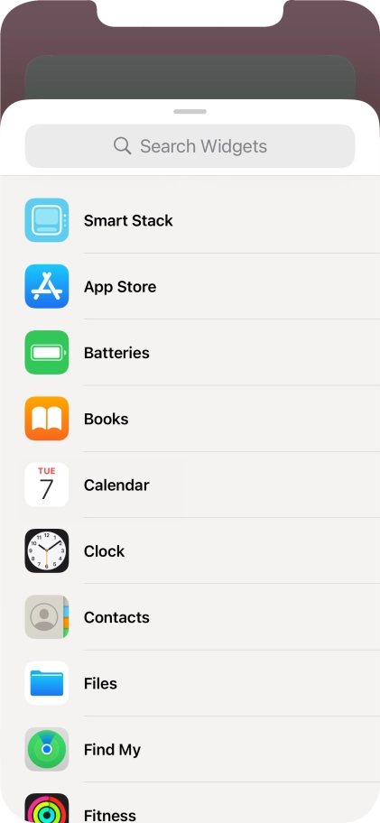 Press Smart Stack.