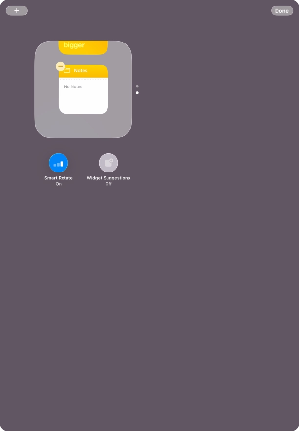 Press Smart Rotate to turn the function on or off.