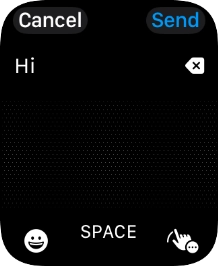 Press the input icon. Press the input icon.