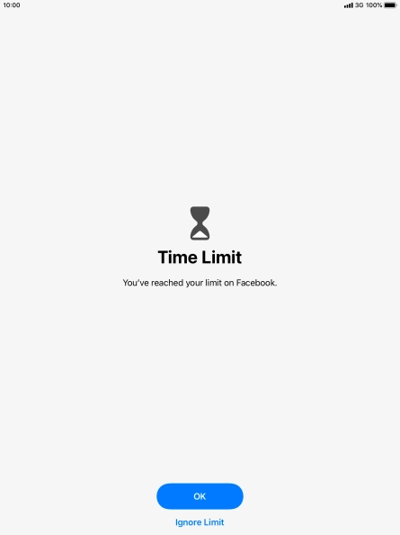 Press Ignore Limit. Press Ignore Limit.