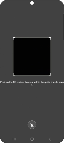 Place the QR code you've received inside the phone camera frame to scan the code. Place the QR code you've received inside the phone camera frame to scan the code.