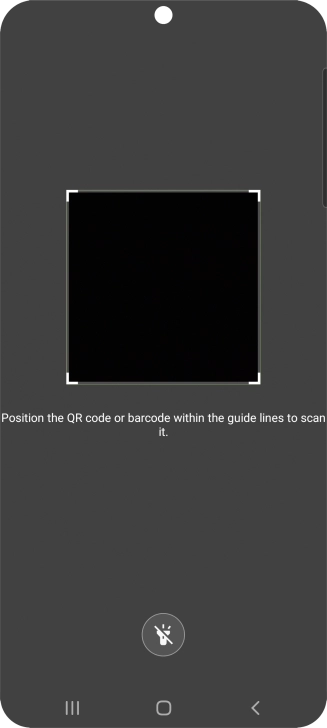 Place the QR code you've received inside the phone camera frame to scan the code. Place the QR code you've received inside the phone camera frame to scan the code.
