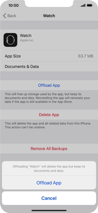 Press Offload App. Press Offload App.