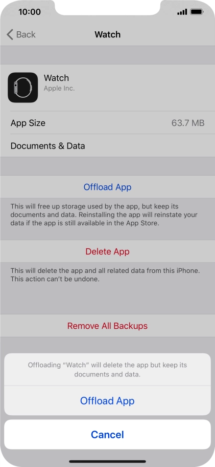 Press Offload App. Press Offload App.