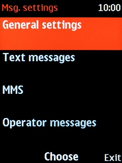 Select MMS.