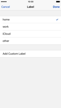 Press the required email type.