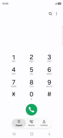 Press the menu icon. Press the menu icon.