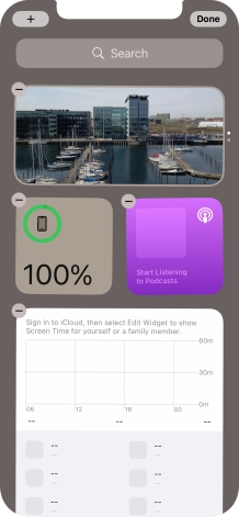 Press the add icon. Press the add icon.