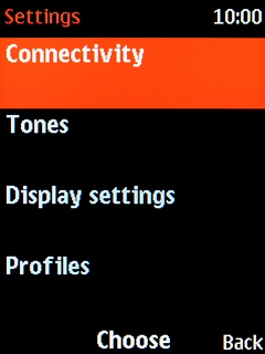 Select Tones.