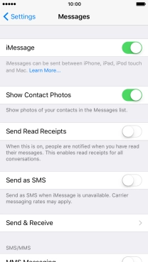Press the indicator next to Press the indicator next to