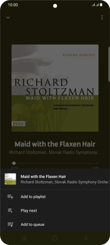 Press Add to playlist.