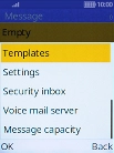 Select Voice mail server.